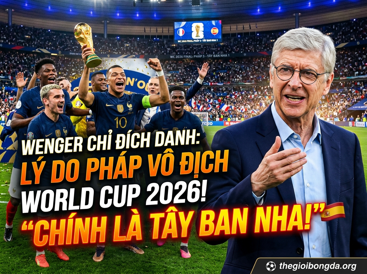 Wenger chỉ đích danh đội cản Pháp vô địch World Cup 2026