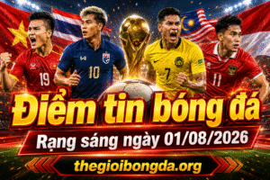 Điểm tin bóng đá rạng sáng ngày 01/08/2026