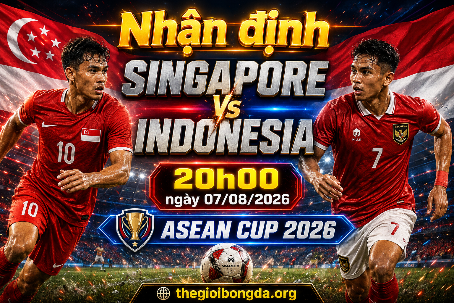 Soi kèo Singapore vs Indonesia