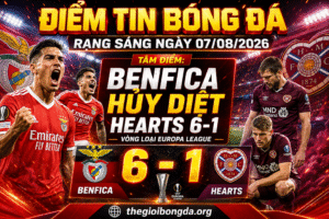 Điểm tin bóng đá rạng sáng ngày 07/08/2026