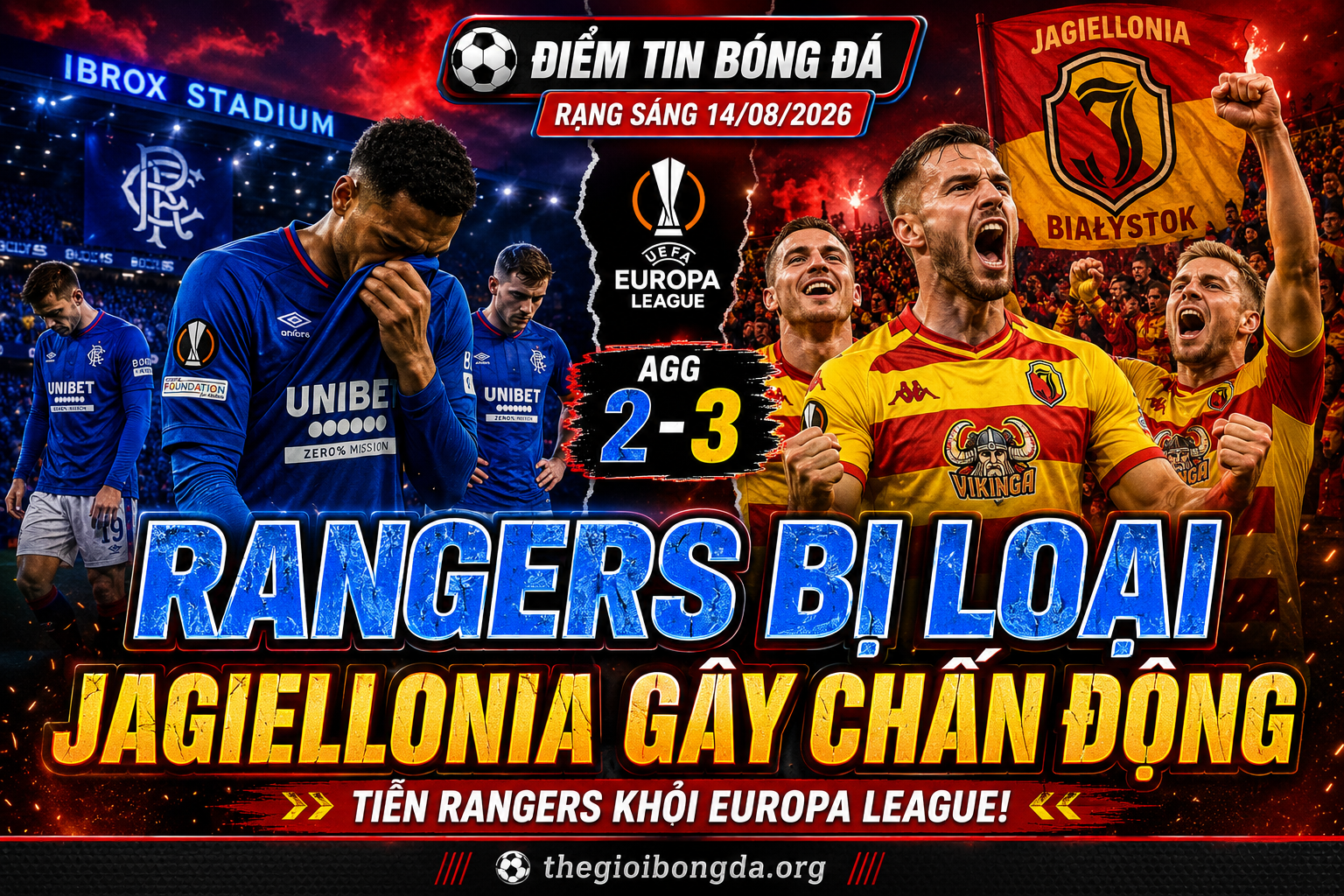 Điểm tin bóng đá rạng sáng ngày 14/08/2026