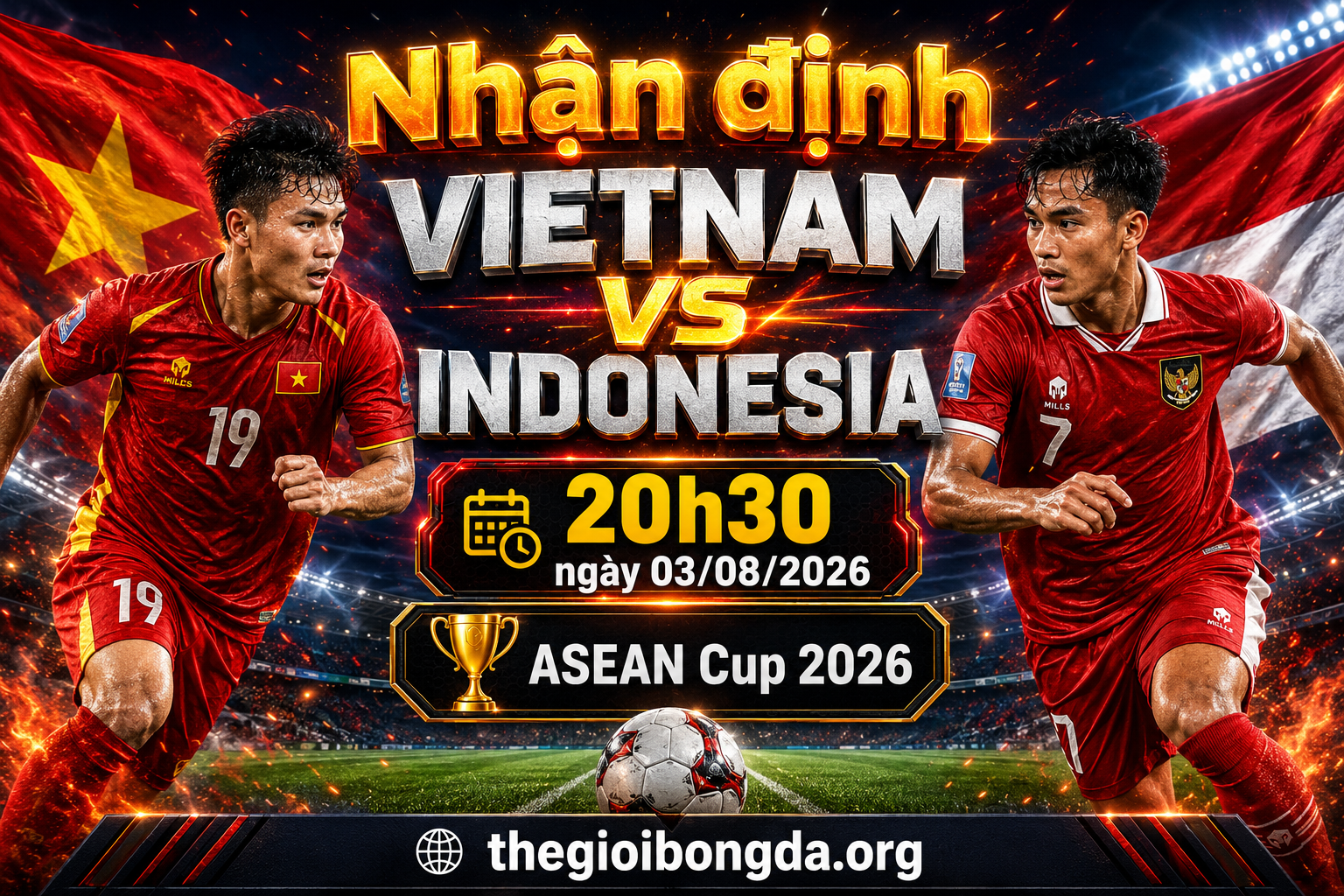 Màn chạm trán Vietnam vs Indonesia