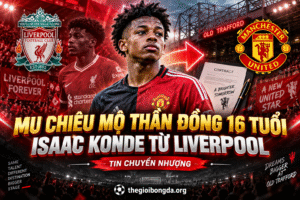 MU chiêu mộ thần đồng 16 tuổi Isaac Konde từ Liverpool