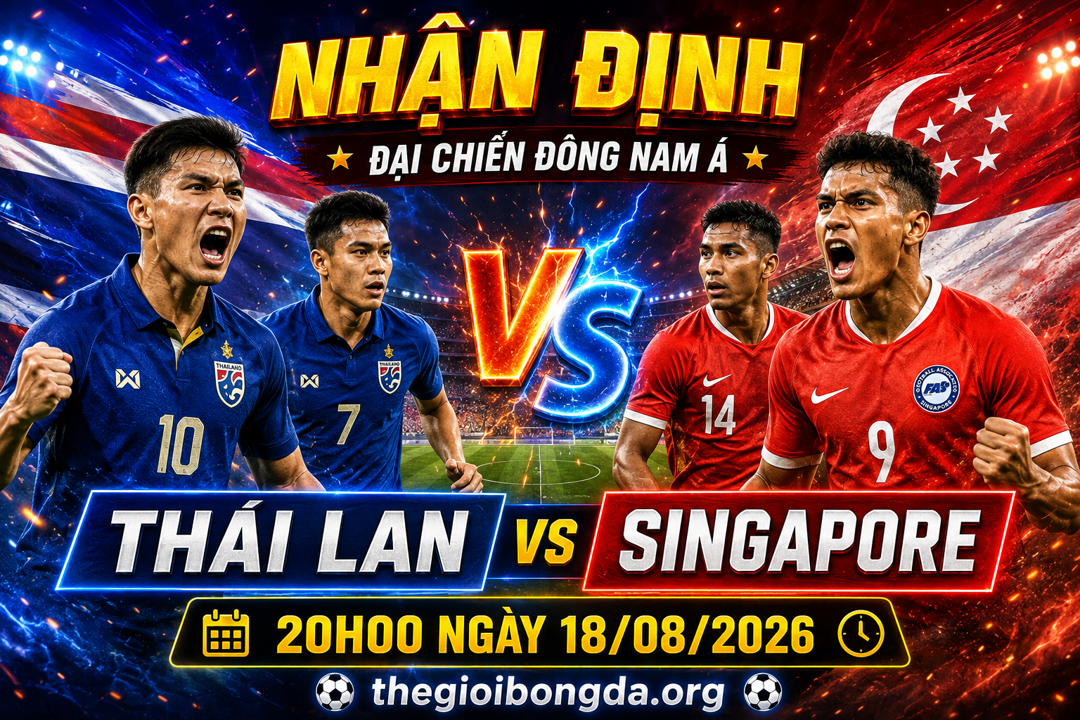 Nhận định Thái Lan vs Singapore