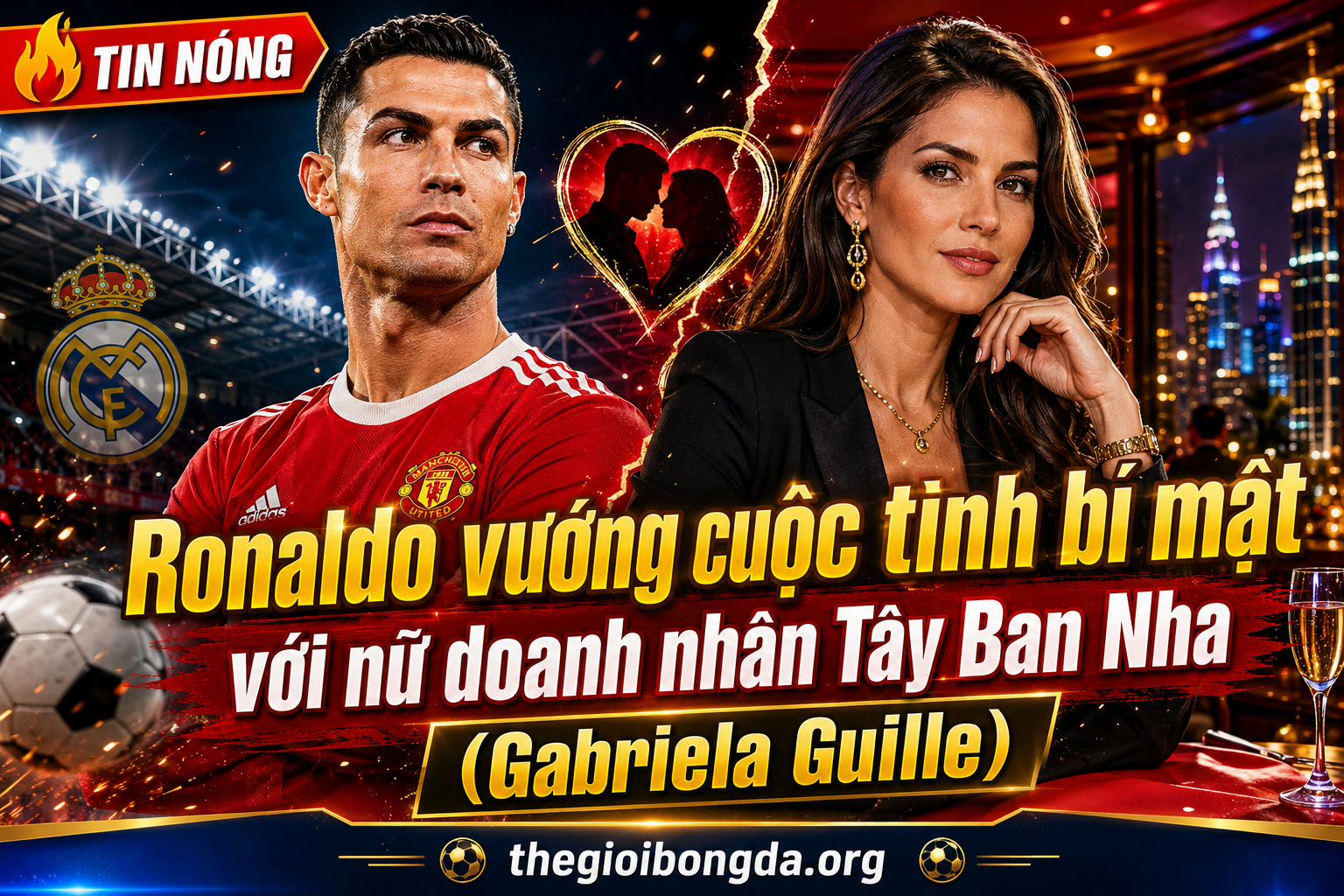 Ronaldo vướng cuộc tình bí mật với nữ doanh nhân Tây Ban Nha