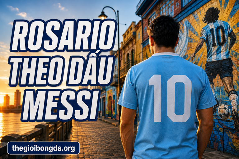 Biểu tượng số 10 và những địa danh tuổi thơ Messi tại Rosario