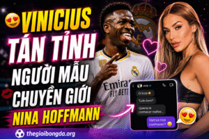 Vinicius tán tỉnh người mẫu chuyển giới Nina Hoffmann