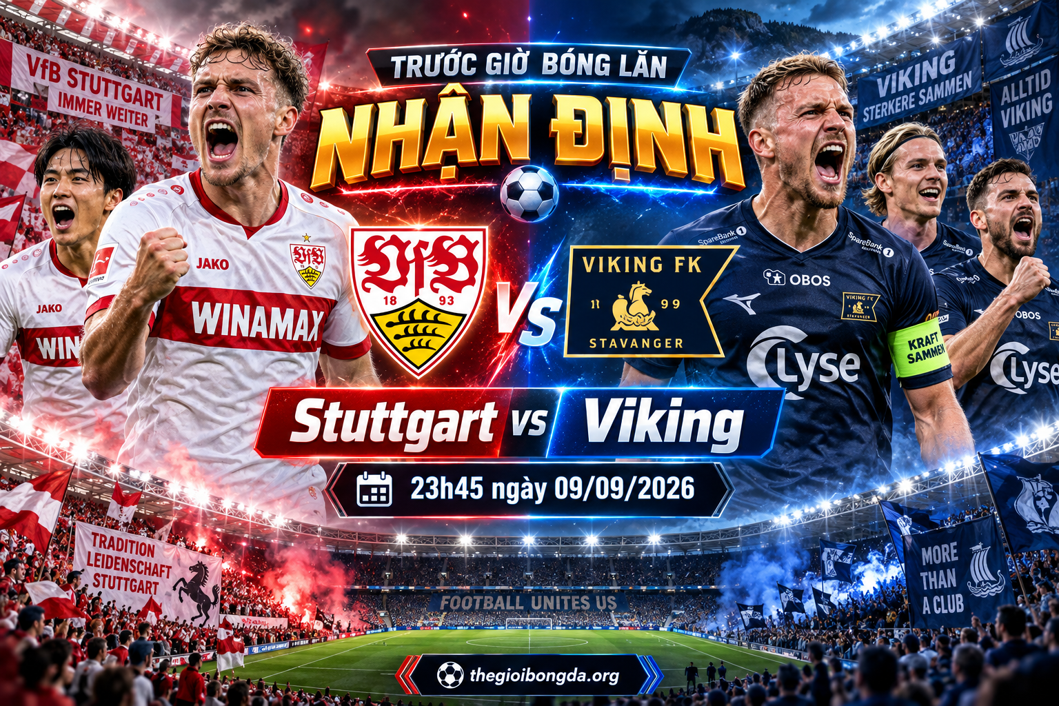 Nhận định Stuttgart vs Viking