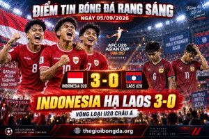 Điểm tin bóng đá rạng sáng ngày 05/09/2026