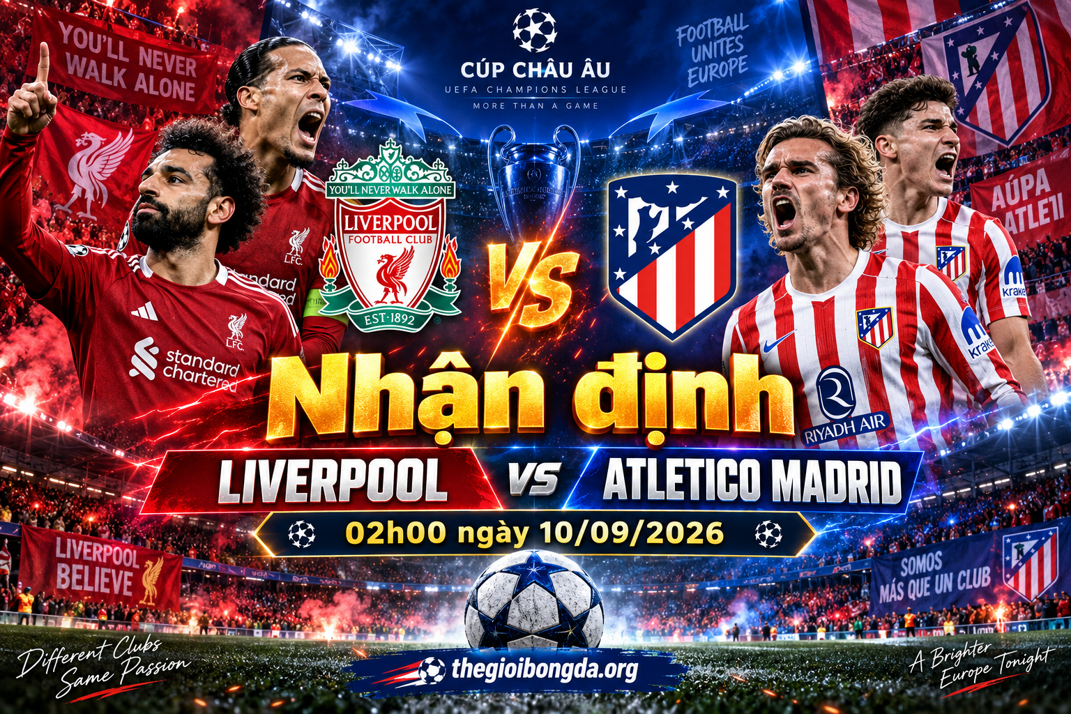 Nhận định Liverpool vs Atletico Madrid
